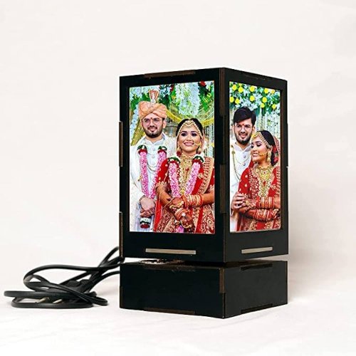 LED Rotation Photo Frame (4 photo) (5”x7” inch) - Image 5