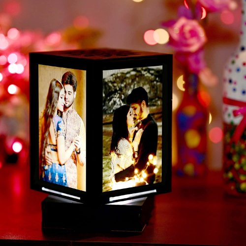 LED Rotation Photo Frame (4 photo) (5”x7” inch) - Image 3