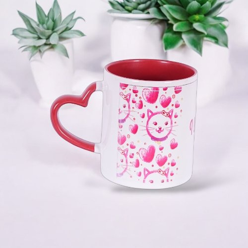 Heart Handle Mug 325ml - Image 2