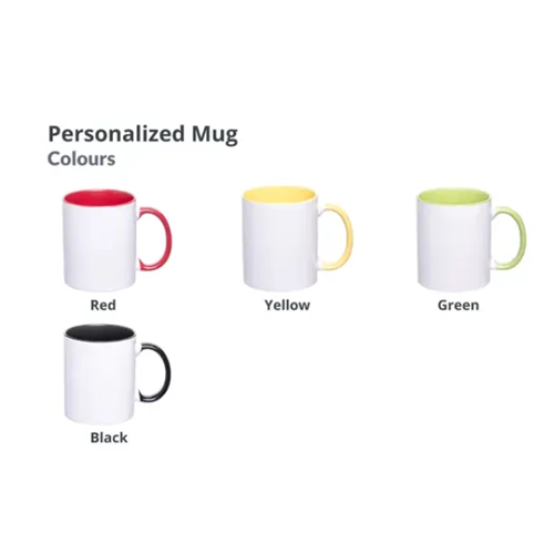 Personalized Inner Coloured Mug - Image 3