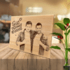 Personalised Wooden Photo Frame - Engraved Customised Photo